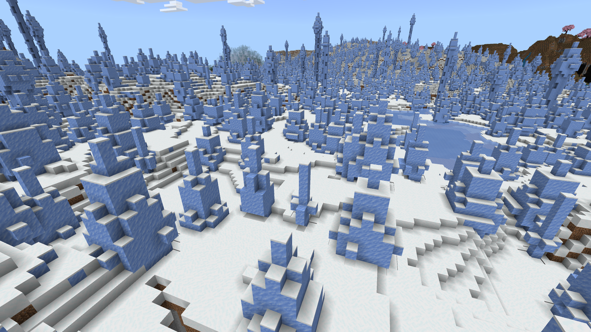 Minecraft ice spikes