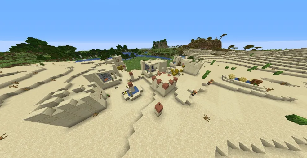 Minecraft çöl köyü